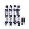RCAWD for UTB18 Capra Shock Absorber Upgrades, Front & Rear RC Shocks Parts #AXI213004#AXI213000, for Axial 1/18#AXI01002 Black view 1