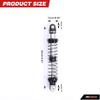 RCAWD for UTB18 Capra Shock Absorber Upgrades, Front & Rear RC Shocks Parts #AXI213004#AXI213000, for Axial 1/18#AXI01002 Black view 2