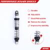 RCAWD for UTB18 Capra Shock Absorber Upgrades, Front & Rear RC Shocks Parts #AXI213004#AXI213000, for Axial 1/18#AXI01002 Black view 3
