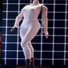 1/6 Scale Female Clothes,Sleeveless Bodysuit Tights Jumpsuit Costume Outfit Clothing for 12inch PH TBL JO Female Action Figure Body (Gray) view 1
