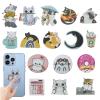 16 PCS Calm Stickers for Anxiety Sensory Cat Stickers Stress Anxiety Relief Items Tactile Rough Textured Sensory Slips for Water Bottle Laptop Phone Desk view 1