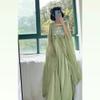Chinese Traditional Hanfu Dress Halloween Costume Green Dress Vintage Hanfu Set (S,Small) view 3