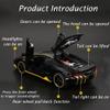Alloy Collectible Black Lambo Toy Pull Back Vehicles Diecast Cars Model with Light & Sound view 2