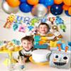 83 PCS Robot Birthday Party Decoration Robot Birthday Party Supplies Favors Cake Cupcake Decoration Robot Party Decorations for Baby Shower Party Supplies view 3