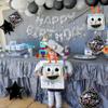 31 PCS Robot Birthday Party Supplies Robot Birthday Balloons Favors Cake Cupcake Decoration robot happy birthday Banner robot Party Supplies view 2