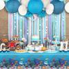 4 Pack Under The Sea Tablecloths Ocean Waves Underwater Table Cover Ocean Animals Table Cloth Ocean Sea Life Tablecloth Ocean Animal Table Cover Summer Beach Pool Birthday Party Supplies 51 x 86 IN view 3