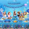 4 Pack Under The Sea Tablecloths Ocean Waves Underwater Table Cover Ocean Animals Table Cloth Ocean Sea Life Tablecloth Ocean Animal Table Cover Summer Beach Pool Birthday Party Supplies 51 x 86 IN view 4