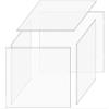 TOPBSFARNYDIY Miniatures Dollhouse Display Case  Acrylic Dust Cover Transparent Clear Dustcover Collectibles House Model Assemble Box (30 * 24.5 * 22CM) view 1