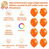 110pcs Orange Balloon 12 inch, Orange Latex Balloons for Birthday Party Baby Shower Wedding(with 2 Ribbons). view 2