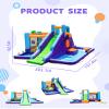 AirMyFun Inflatable Bounce House, Water Bounce House for Big Kids, Extended Slide Bounce House, 10 in 1 Water Park Dry and Wet Double Use, Jumping Castle with 750 Blower view 2