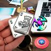 5 in 1-Metal EDC Fidgets Spinner Desk Toys,Cool Fidget Spinner Hammer, Fidget Cube Spinner,Phoenix Cool Fidget Hand Spinners,Magnetic Poker Fidget Slider,Shield Fidget Finger Spinner Toy. (5 in 1) view 3