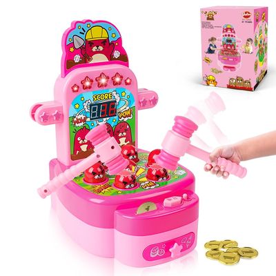 VATOS Hammer Game, Mini Electronic Arcade Game with 2 Hammers, Pounding Toys Toddler Toys for 3 4 5 6 7 8 Years Old Boys Girls, Developmental Toy Interactive Toy