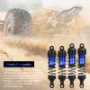 4PCS Shock Absorbers Oiled RC Shocks Fit for 1/12 1/14 1/16 RC Cars WLtoys 144001/124019/124018 MJX, SCY and HBX RC Buggy Off-Road Racing Replacement Parts (Black Blue) view 4