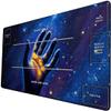 AI Painting TCG Playmat - MTG Trading Card Game Mat with Zones, 24x14 Inches Collectible Card Games Playmats, Smooth Surface for Rubber Collection - Fantasy Black Lotus Cool Design 18 view 1