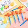 Honoson 48 Pieces Basketball Party Favors for School 24 Pcs Mini Basketball Games and 24 Pcs Sports Pens Hoop Toys Shooting Games for Desktop Table Decorations view 4