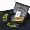 Jayiaine Gold Foil Tarot Tarot Cards Vintage Waite Tarot Cards Set Luxury Gold Foil PVC, Waterproof, Anti-Wrinkle with Tablecloth Guidebook Box for Beginners, 78Pcs,Purple view 1