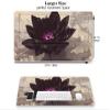AI Painting TCG Playmat - MTG Trading Card Game Mat with Zone, 24x14 Inches Collectible Card Games Playmats, Smooth Surface for Rubber Collection - Fantasy Black Lotus Cool Design 13 view 2