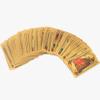 Jayiaine Gold Foil Tarot Tarot Cards Vintage Waite Tarot Cards Set Luxury Gold Foil PVC, Waterproof, Anti-Wrinkle with Tablecloth Guidebook Box for Beginners, 78Pcs,Red view 3