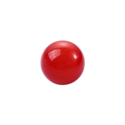 Cat's Eye Stone Fish Tank 20MM Glass Marbles Crystal Sphere Office Decoration Home Decor Healing Ornament Crystal Round Ball Glass Ball Toys(red)