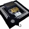 Jayiaine Gold Foil Tarot Tarot Cards Vintage Waite Tarot Cards Set Luxury Gold Foil PVC, Waterproof, Anti-Wrinkle with Tablecloth Guidebook Box for Beginners, 78Pcs,Black view 1