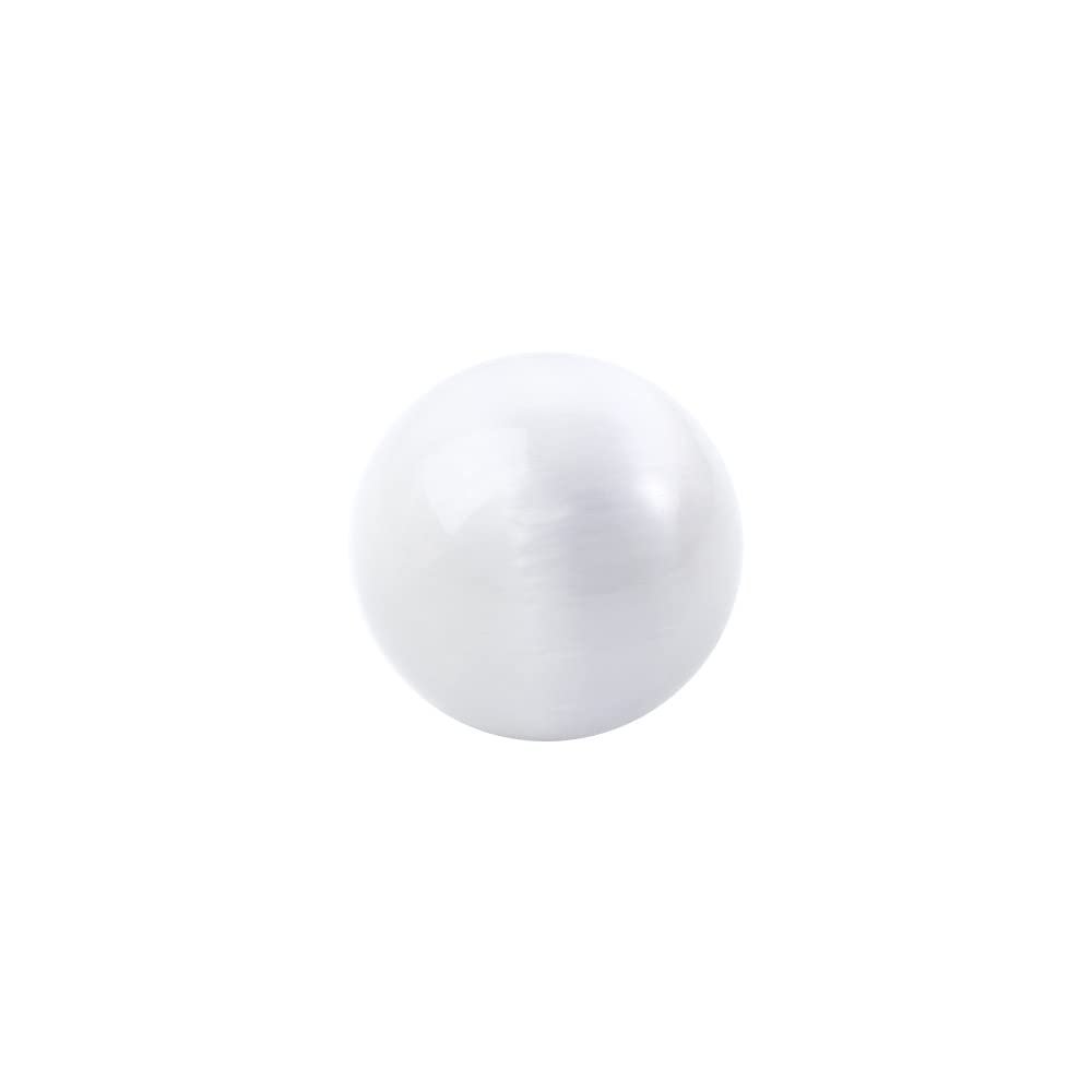 Cat's Eye Stone Fish Tank 20MM Glass Marbles Crystal Sphere Office Decoration Home Decor Healing Ornament Crystal Round Ball Glass Ball Toys(White)
