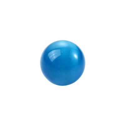 Cat's Eye Stone Fish Tank 20MM Glass Marbles Crystal Sphere Office Decoration Home Decor Healing Ornament Crystal Round Ball Glass Ball Toys(Sky Blue)