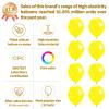 110pcs Yellow Balloons 12 Inch,Yellow Latex Balloons for Birthday Party Baby Shower Wedding(with 2 Ribbons). view 2