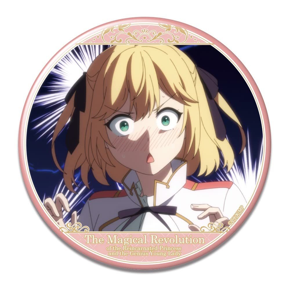 Reincarnated Princess and Genius Reijou Magical Revolution Tin Badge Anisphere Win Palettia E KBAN-T010-m05