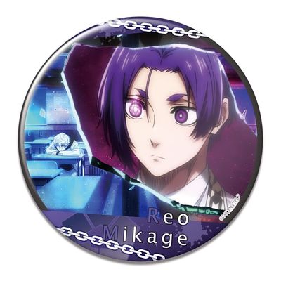 License Agent Blue Rock Can Badge Reio Mikage A KBAN-B009-m33
