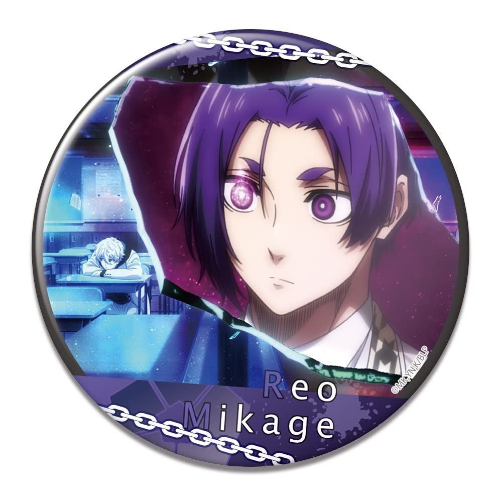 License Agent Blue Rock Can Badge Reio Mikage A KBAN-B009-m33