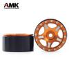1.0 Inch Wheel Rims Soft Rubber Tires for 1/24 SCX24 1/18 TRX4M RC Crawler Metal RC Crawler car Upgrades Accessories(4pcs,Gold) view 4