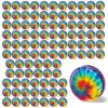 Lenwen 50 Pcs Rainbow Yoyos Beginners Metal Yo Yo with Colorful Designs Adults Birthday Party Favors, Holiday Stocking Fillers, Classroom Prizes (Rainbow) view 1