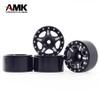 Metal 1.0 Inch Wheel Rims Soft Rubber Tires for 1/24 1/18 RC Crawler AX24 TRX4M Bronco SCX24 Wrangler JLU Deadbolt C10 B17 view 3