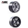 Brass 1.0 Beadlock Wheel- Negative Offset Wheels for 1/18 TRX4M SCX24 Gladiator Bronco C10 JLU Deadbolt SCX24 1/24 Crawler,W1005(4pcs,Grew) view 2
