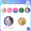 Ayfjovs 20 Pieces 5 Styles Bouncy Balls, 32mm Rubber Balls, Small Bouncy Balls for Kids Party Favors, Prizes, Easter Goodie Bags Stuffers, Birthday Party view 2