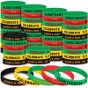 150 Pcs Juneteenth Party Favors Juneteenth Day Silicone Wristbands Rubber Bracelets Freedom Day Patriotic Supplies for Women Men African Afro Independence Supplies Goodie Bag Fillers, 5 Styles view 1