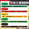 150 Pcs Juneteenth Party Favors Juneteenth Day Silicone Wristbands Rubber Bracelets Freedom Day Patriotic Supplies for Women Men African Afro Independence Supplies Goodie Bag Fillers, 5 Styles view 3