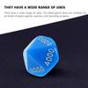 FOMIYES Dice Educational Toys 24pcs Place Value Ten Thousands Gaming Party Board Game Props Role Playing Game Classroom Accessories Cosplay Accessories view 3