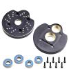 HobbyPark Brass Front Steering Knuckles & Portal Covers Weights for Axial SCX10 III Capra 1.9 UTB view 2