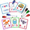 100 Short Vowel Spelling Flashcards, Handwriting Cards Learn to Write CVC Sight Words CVC Words Games for Kindergarten Learning Activities, Montessori Educational Toy Gift for Kids 3 4 5 6 Years Old view 1