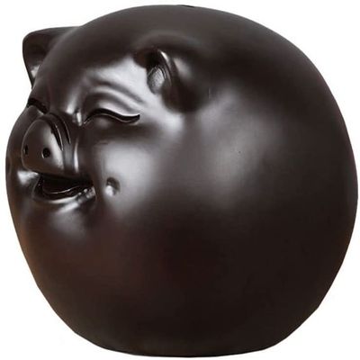 Bsetain Piggy Bank for Boys Girls Kids Large-Capacity Coin Bank,Solid Wood Hand-Carved Money Bank,Great Home Decoration,Best Christmas Birthday Gifts Great Gift