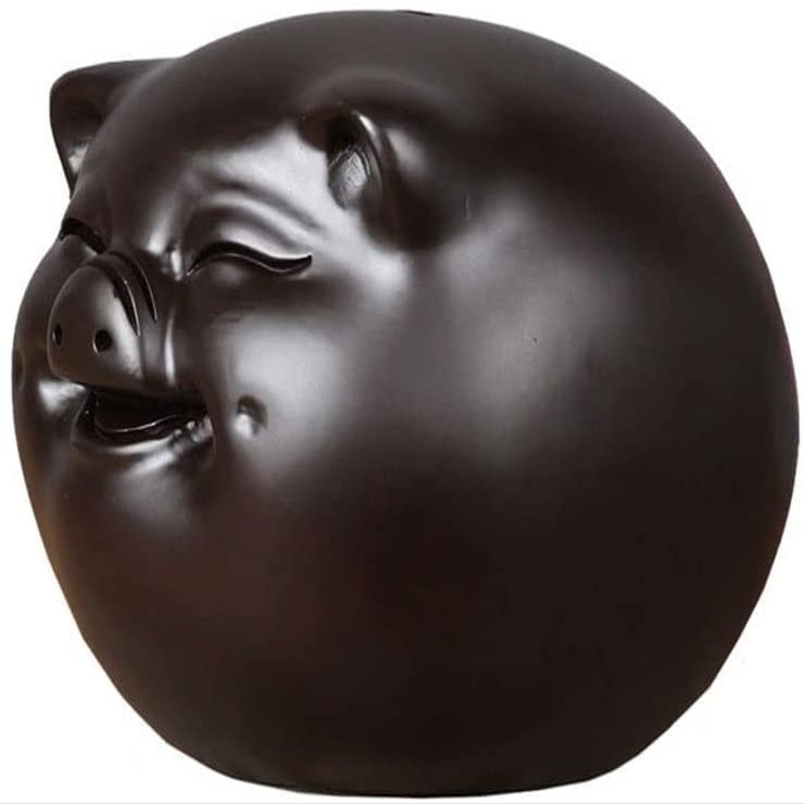 Bsetain Piggy Bank for Boys Girls Kids Large-Capacity Coin Bank,Solid Wood Hand-Carved Money Bank,Great Home Decoration,Best Christmas Birthday Gifts Great Gift