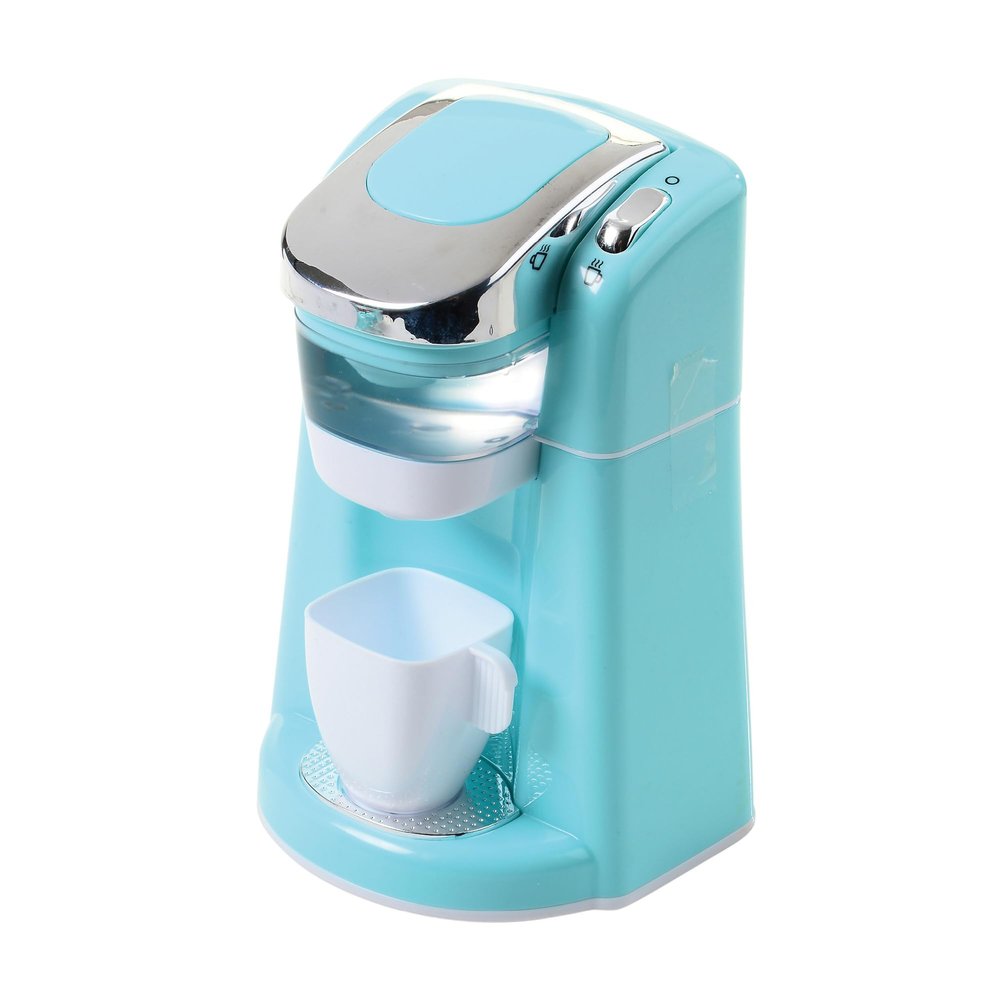 Constructive Playthings Kids Coffee Playset with Pods for Imaginative Play, Kitchen Appliances Learning Toy for Children Ages 3+