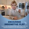 Constructive Playthings Kids Coffee Playset with Pods for Imaginative Play, Kitchen Appliances Learning Toy for Children Ages 3+ view 3