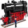 COBI Historical Collection Steam Locomotive DR BR 52/Ty2 view 1