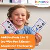 Addition Flash Cards 1st Grade | 183 Math Flash Cards for Kids Ages 4-8 | 1st 2nd & 3rd Grade | Math Flash Cards 2nd Grade | Learn Math for Kids Addition Flashcards Facts 0-12 | Family Bulk Set view 3