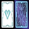 Bicycle Grid 2.0 Red Playing Cards Glows Under Ultraviolet Light Poker Size view 4
