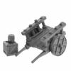 Reaper Cart Miniature Figure 25mm Heroic Scale Bones USA Miniatures view 1