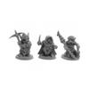 Reaper Deep Gnome Adventurers Miniature Figure 25mm Heroic Scale Bones USA Miniatures view 1