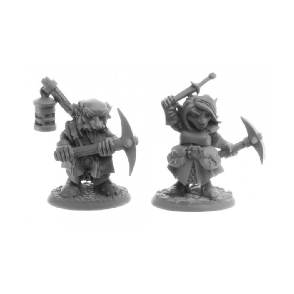 Mini - Reaper Bones USA 30062 Deep Gnome Heroes (2ct)